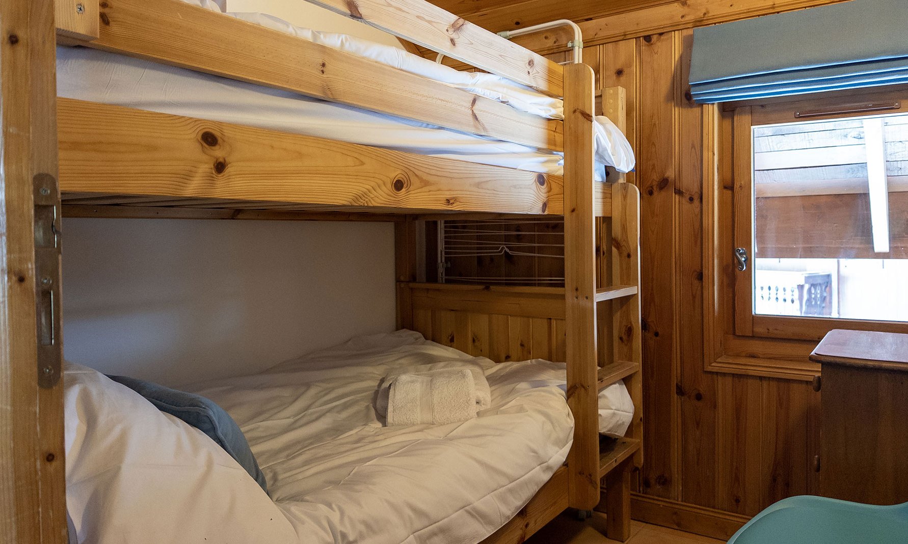 The Bunk Bedroom in Apartment Jardin in Meribel Morel