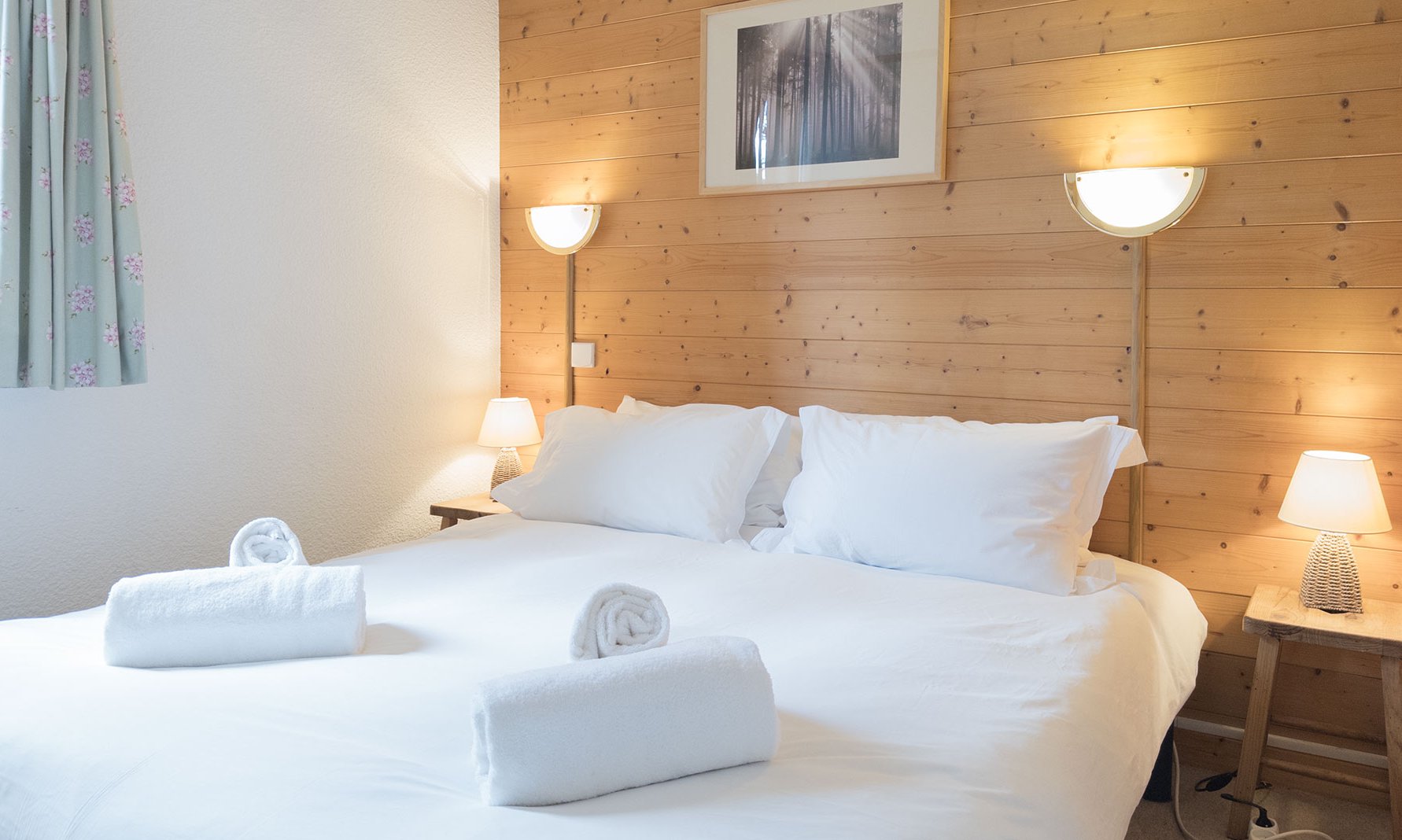 The Double Bedroom in Apartment Cybele in Meribel Centre