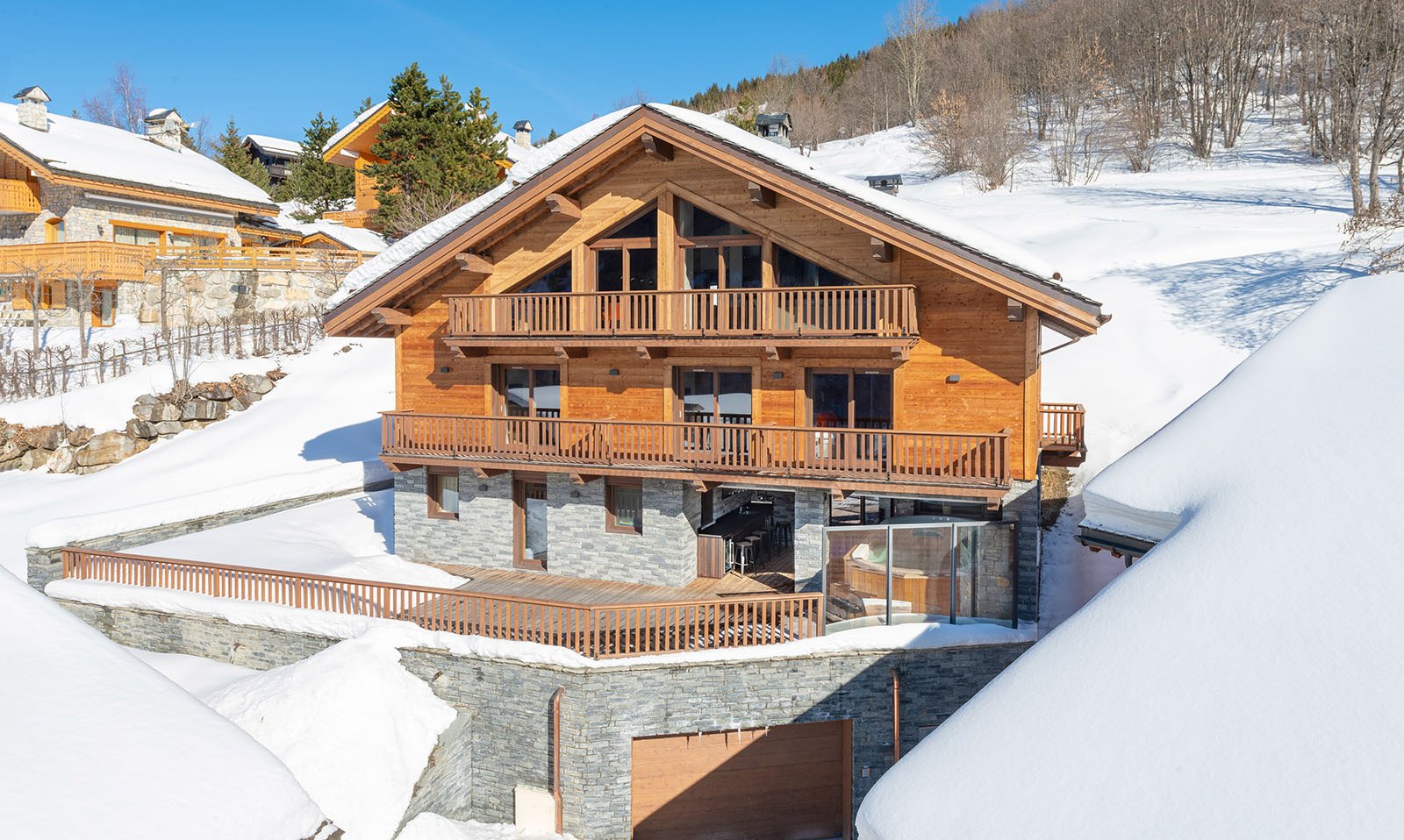 The luxury Chalet Serendipity in Meribel Village