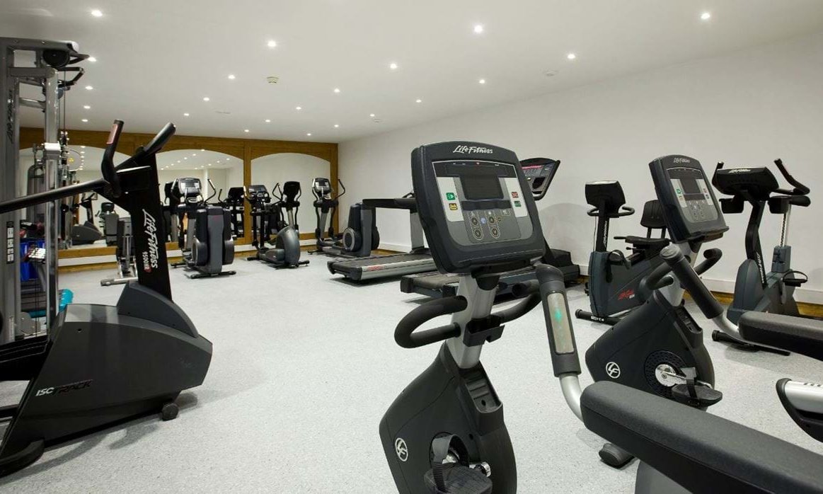 Well equipped fitness area at Hotel La Chaudanne Meribel