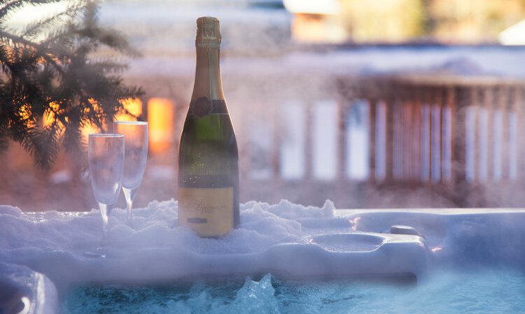 The  Hot Tub at Chalet Snowbel in Meribel