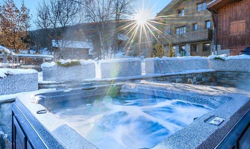 The Hot Tub at Chalet Chocolat La Tania