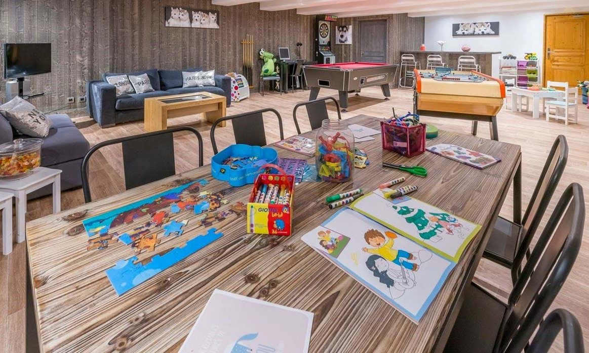 Childrens play area in Hotel La Chaudanne Meribel