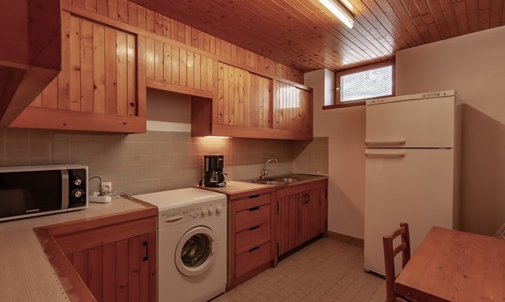 The Kitchen in Chalet La Renarde Meribel