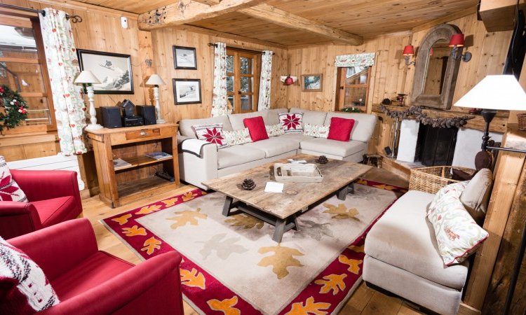 The Living area in Chalet Oursons La Tania