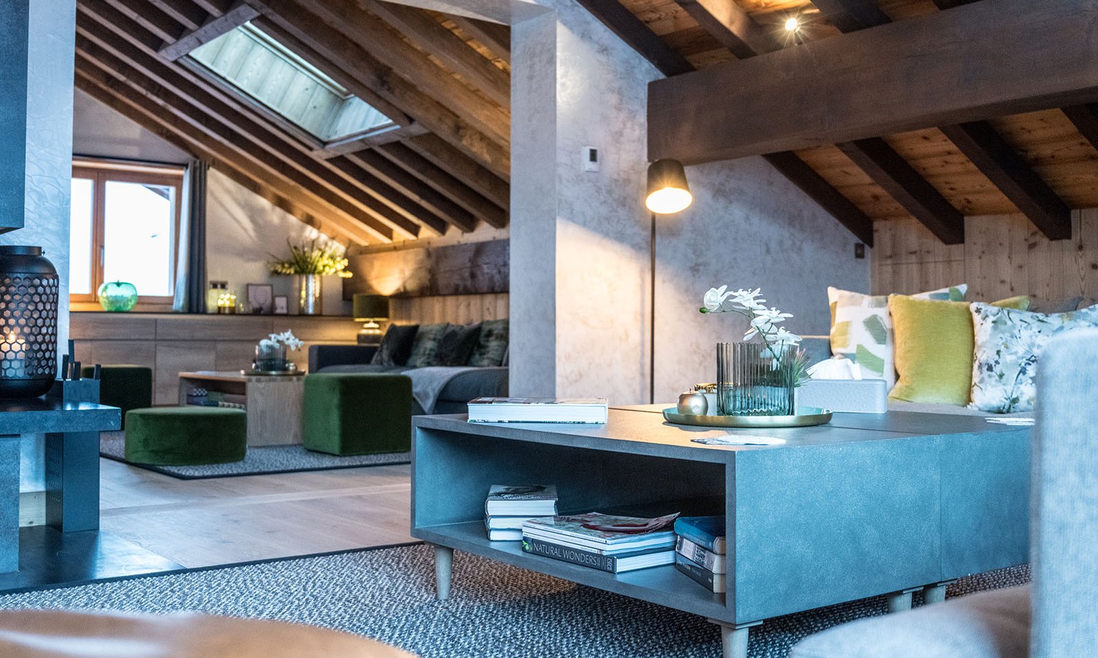 The comfortable and spacious living areas in Chalet Serendipity Meribel Village