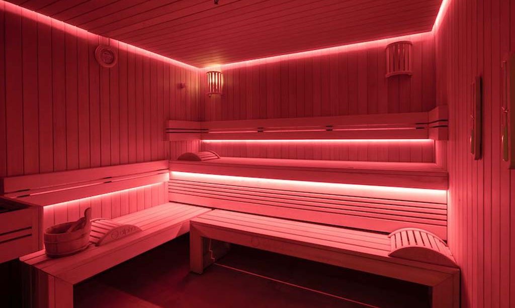 The Sauna in Apartment Residence L'Hevana Meribel