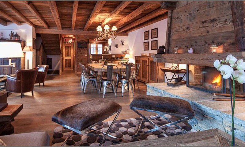 Bright and Airy Chalet Dining Room