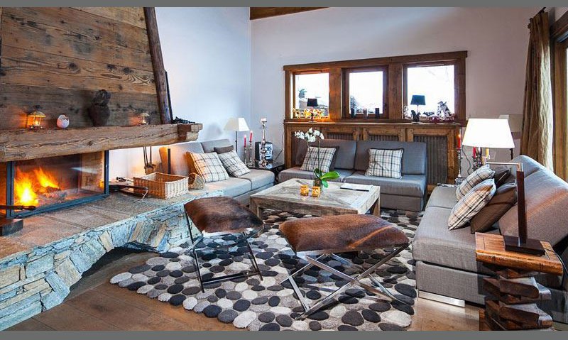 Comfortable Chalet Living Room