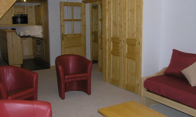 The living area in apartment Aubepine Meribel