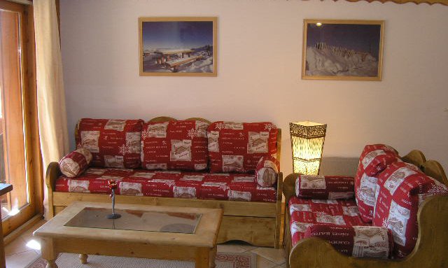 The living area in apartment Fermes de Meribel 13 Meribel Village