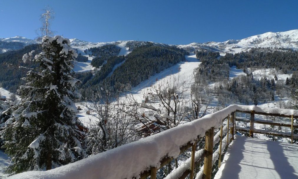 Beautiful views from chalet La Fugue in Meribel