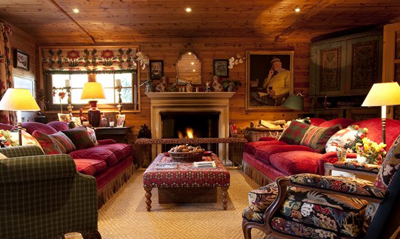 Chalet La Varappe Luxurious Living Room