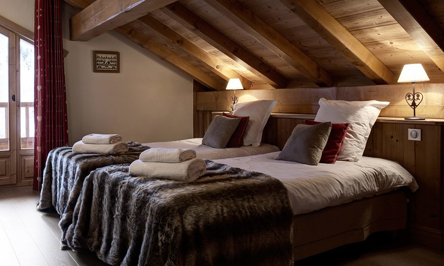 Chalet L'Arbalete Twin Room