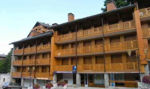 The residence exterior of apartment Le Coeur de Meribel in Meribel