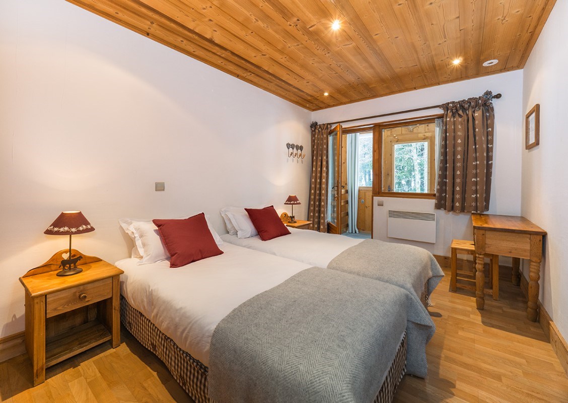 Chalet Refuge Boua Twin Bedroom