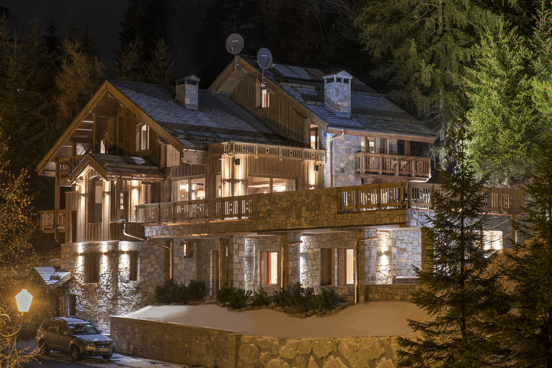 Chalet Valentine at Night