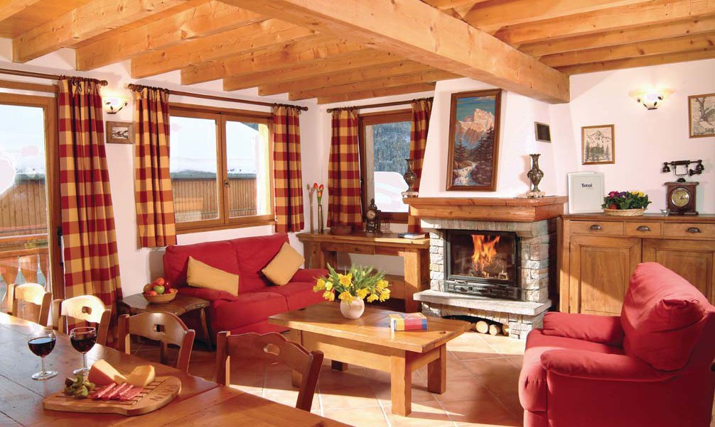 Chalet Lys Blanc Living Area