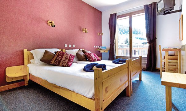 Chalet Hotel Grangettes Bedroom