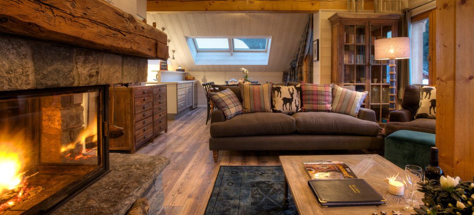 Chalet Pasarale Roaring Fire