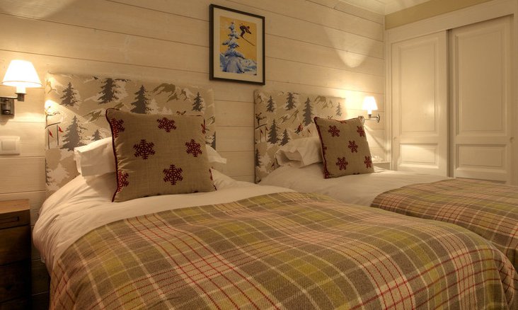 Chalet pasarale Twin Bedroom 