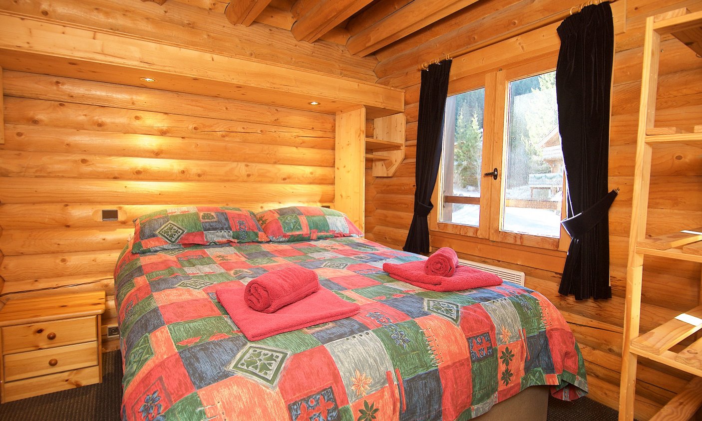 One of the Bedrooms in Chalet Christine La Tania