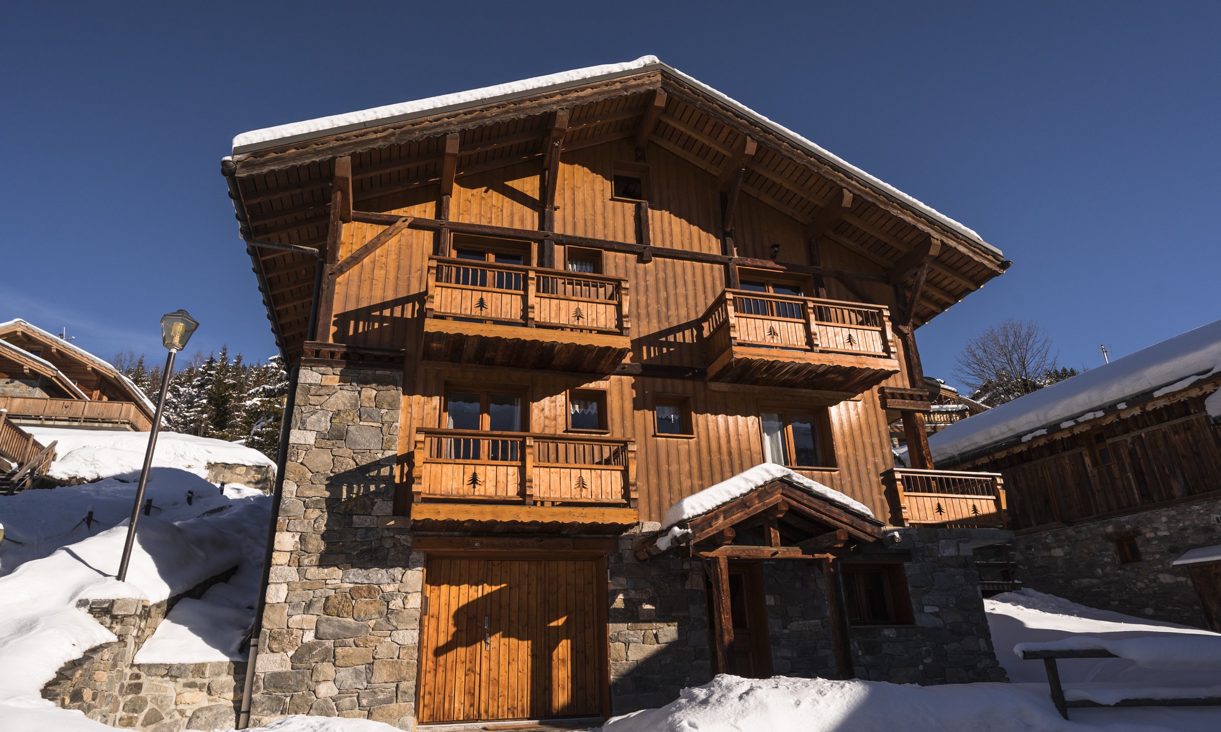 The exterior of Chalet Everest, Meribel