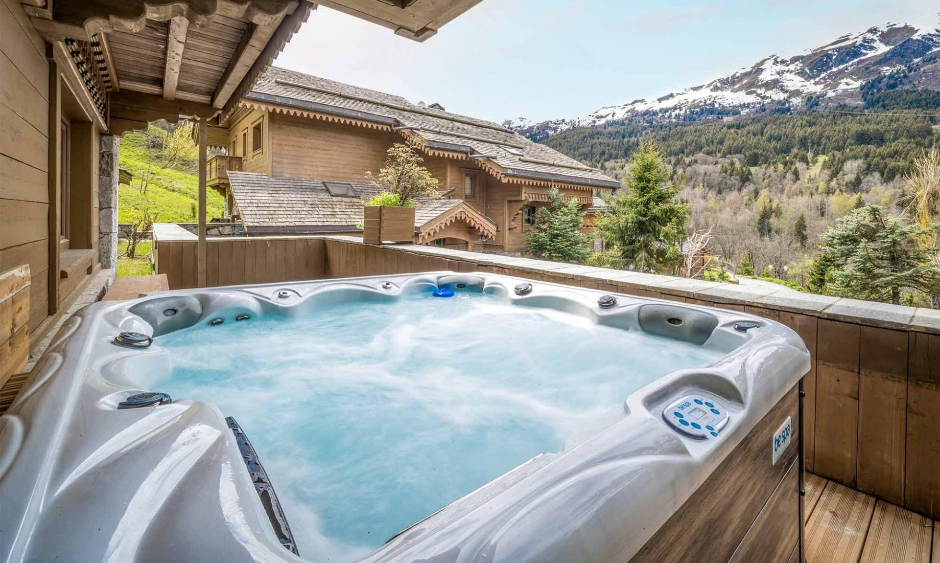 The Hot Tub at Chalet Mariefleur Meribel