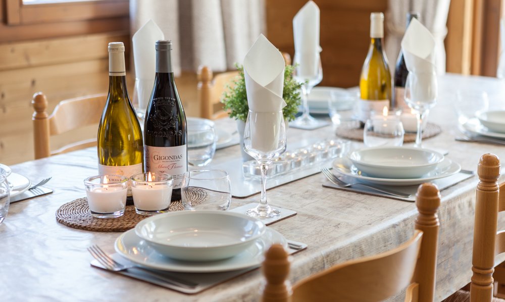 Dining area in Chalet Charmille Meribel