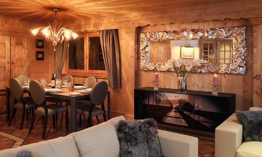Lounge and Dining Room Chalet Marielaine