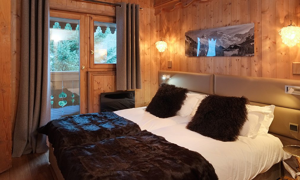 Twin Bedroom Chalet Marielaine