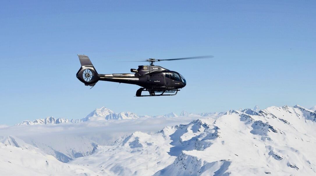 Helicopter Meribel