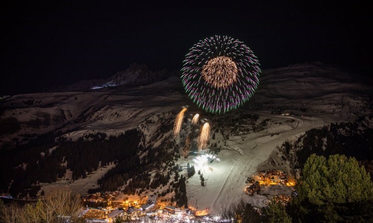 Meribel New Year Fireworks - Image from Meribel Tourist Office