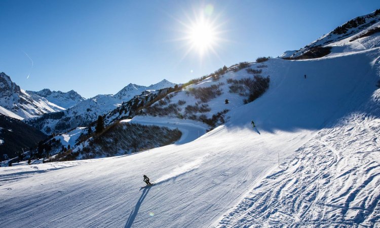 Piste Skiers in Meribel - Image from Meribel Tourist Office