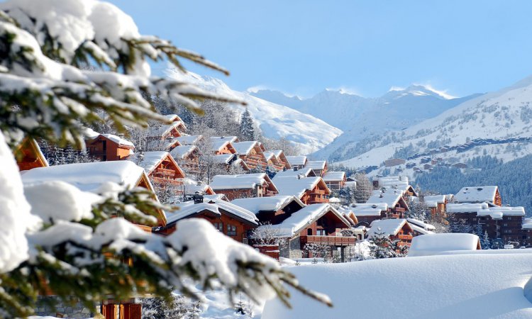 Snowy Chalets in Meribel