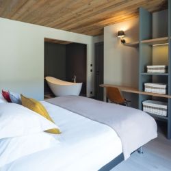 One of the beautiful Bedrooms in Chalet Caro Meribel