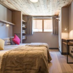 One of the Bedrooms in Chalet Caro Meribel