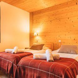 One of the Bedrooms in Chalet Alysson Meribel