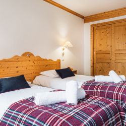 One of the Bedrooms in Chalet Azalee Meribel