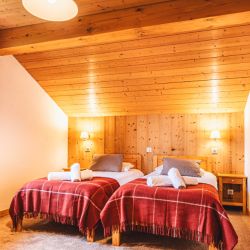One of the Bedrooms in Chalet Alysson Meribel
