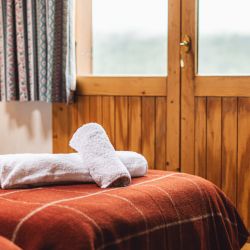 One of the comfortable Bedrooms in Chalet Alysson Meribel