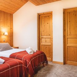 One of the Bedrooms in Chalet Alysson Meribel