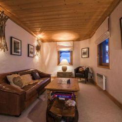 Cosy sofas at the Chalet Belmont