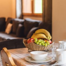 Breakfast at Chalet Alysson in Meribel