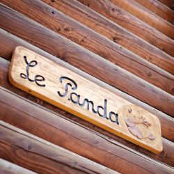 Chalet Panda Sign