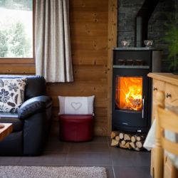 The living room Stove in Chalet Covie Meribel Les Allues