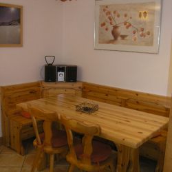 Dining area in Apartment Fermes de Meribel 413 Meribel Village