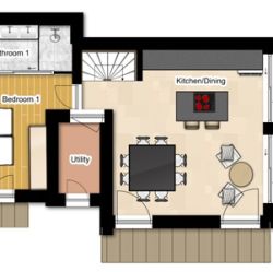 Middle Floor Chalet Caro Meribel