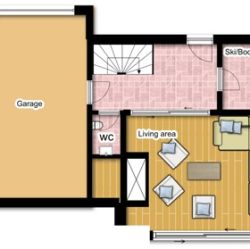 Upper Floor in Chalet Caro Meribel