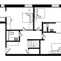Chalet Apartment Le Cygne Meribel Centre